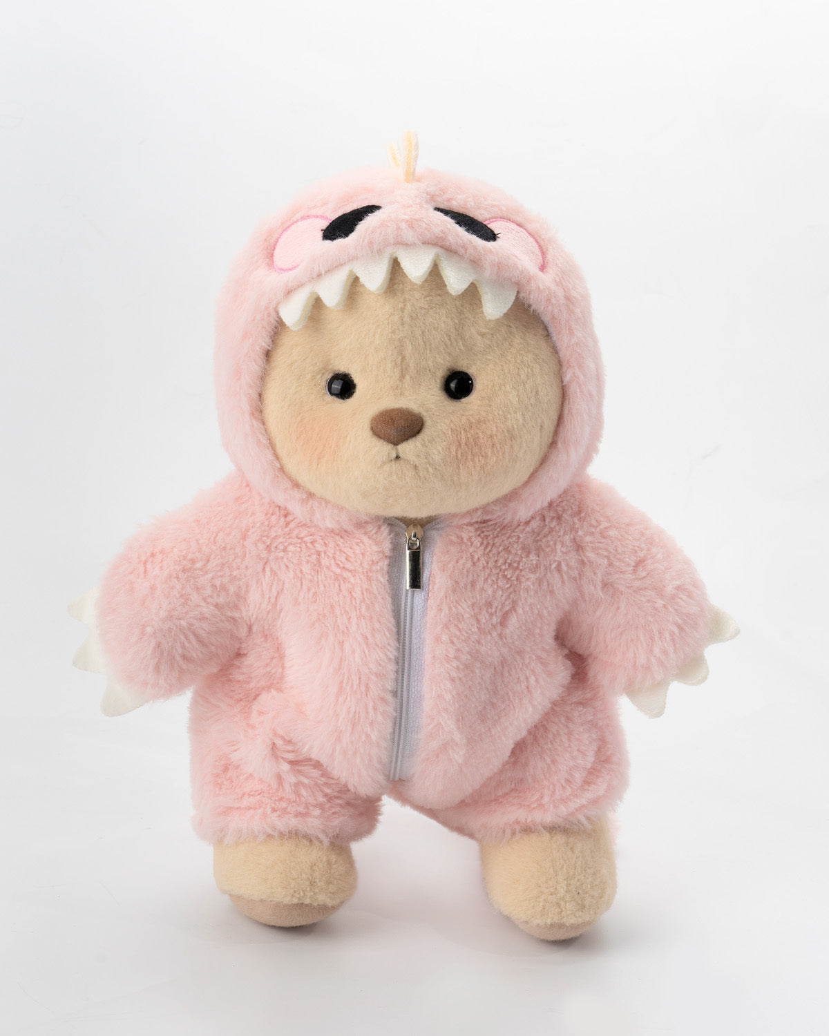 Pembe Tüylü Dino Puffy Kostümü